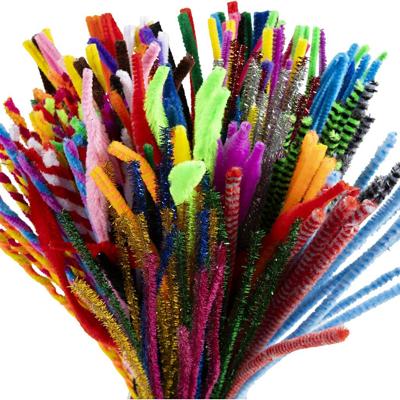 Creativ Company Chenille, l: 30,5 cm, dikte 4-6 mm, diverse kleuren, 250 div/ 1 doos