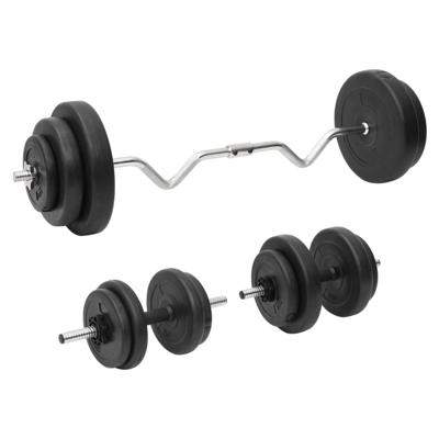 Halterset met gewichten curl 60 kg