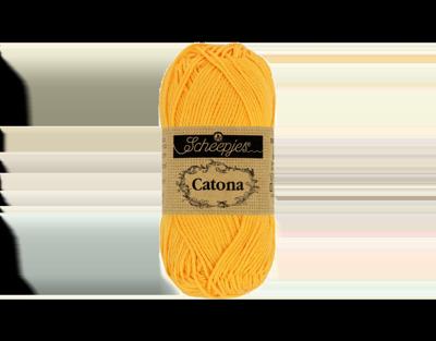 Scheepjes Catona - 10g - 208 Yellow Gold - Haakgaren / Breigaren