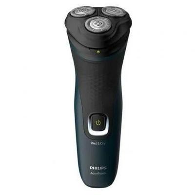 Philips S1121 Shaver 1100 Wet or Dry Scheerapparaat Blauw/Zwart Philips S1121 Shaver 1100 Wet or Dry Scheerapparaat Blauw/Zwart