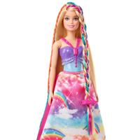 Barbie Dreamtopia Haarverzorgingspop + Accessoires - thumbnail