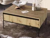 Rechthoekige salontafel TRAINING 1 deur artisan eik - thumbnail