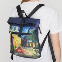 New Rebels Mart Art - Los Angeles Cafe at Night Rolltop Rugtas Mini - thumbnail
