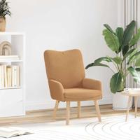 Fauteuil Beige 63 x 67 x 94 cm Stof - thumbnail