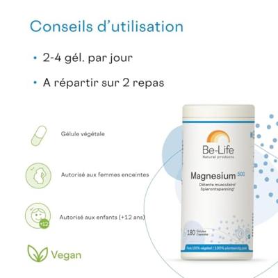 Be-Life Magnesium 500 180 Softgels