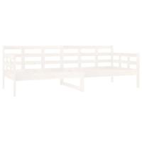 Slaapbank massief grenenhout wit 80x200 cm - thumbnail