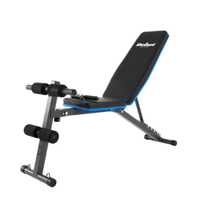 REBEL ACTIVE Schuine trainingsbank met beensteunen en elastische banden