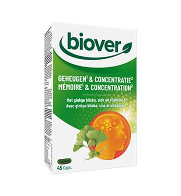 Biover Geheugen & concentratie 45 Capsules