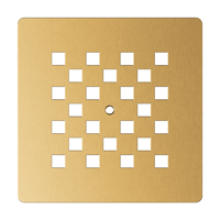 Afvoerrooster Goud t.b.v. Douchebak Relievo Crag Topa - thumbnail