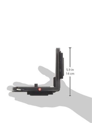 Manfrotto MS050M4-RC4 Supporto a L con Attacco Rapido RC4 per Fotografia, in Alluminio, Nero