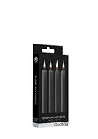 Teasing Wax Candles - Parafin - 4-pack - Black - thumbnail