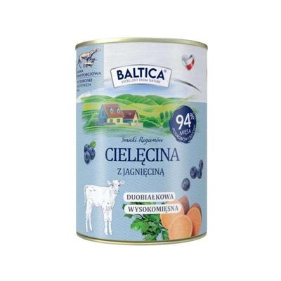 BALTICA Smaki regionów Veal with lamb - natvoer voor honden - 400g