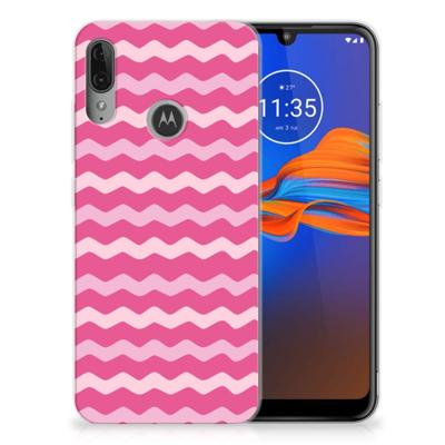 Motorola Moto E6 Plus | TPU bumper | Waves Pink