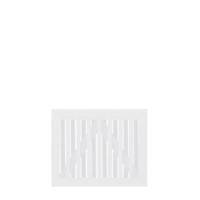 Wit Houten Tuinpoort Nagano 100 x 80 CM - thumbnail