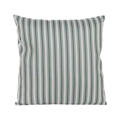 Buitenkussen 45x45 cm Groen Streep Anna's Collection - Annas collection