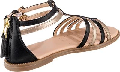 Meisjessandalen J S. Karly G. D - GBK GEOX® black platinium