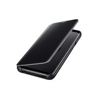 Clear View Standing Cover EF-ZG960 - Flip cover voor mobiele telefoon - zwart - voor Galaxy S9 - thumbnail
