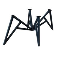 Stalen matrix zwart spinpoot lengte 150 cm bij 74 cm, hoogte 73 cm en buis ø 7,6 cm - thumbnail