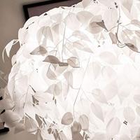 Trio Hanglamp met blaadjesLeavy 70cm grijstint - R10464001 - thumbnail