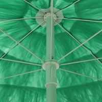 Strandparasol 240 cm groen - thumbnail