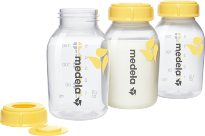 Medela Set 3 Melkflesjes Bedrukt 150ml