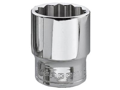 Facom doppen 3/8&apos; 12 kant 12 mm - metrisch - J.12