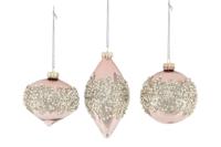 Paris glas h7 cm Ornament kerstbal Kurt S. Adler - Kurt s adler - thumbnail