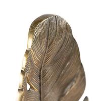 QAZQA Art Deco tafellamp brons met marmeren voet - Leaf - thumbnail