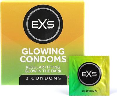 EXS Glow In The Dark Lichtgevende Condooms 3 stuks