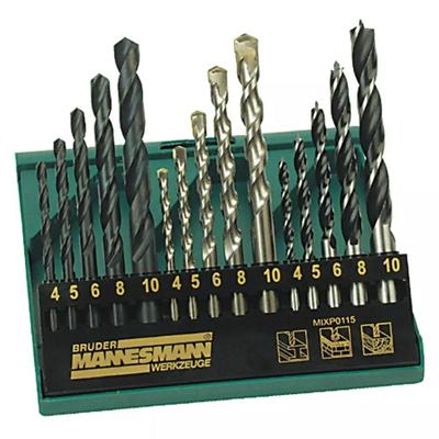 Mannesmann combi borenset 15-delig Mannesmann combi borenset 15-delig