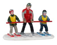 Lemax bunny slope beginners kerstdorp figuur type 3 Vail Village 2021 - thumbnail