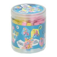 Plakkerige herbruikbare magische bouw blokken in container - thumbnail