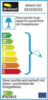 Brilliant Amalfi G21532/13 Plafondspot LED LED vast ingebouwd 12 W RVS - thumbnail