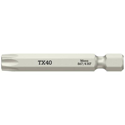 Wera 867/4 TORX® HF bits met vasthoudfunctie, TX 40 x 50 mm - 05060511001 Wera 867/4 TORX® HF bits met vasthoudfunctie, TX 40 x 50 mm - 05060511001