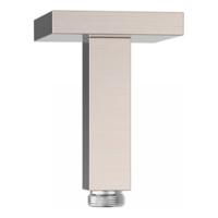 Douchearm Tres Exclusive | 11 cm | Plafond montage | Messing | Vierkant | RVS look - thumbnail