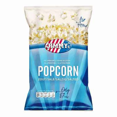 Jimmy's popcorn zout zak (12x 40gr)