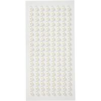 Creativ Company Halve kralen, d 5 mm, wit, 144 stuk/ 1 doos - thumbnail