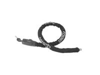 DRESCO kabelslot met high protection - 100cm - zwart - thumbnail