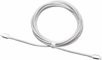 Amazon Basics Snellaadkabel, USB-C naar USB-A 2.0, omwikkeld met nylon vlecht, 480 MBit/s, USB-IF-gecertificeerd, voor Apple iPhone 15, iPad, Samsung Galaxy, tablets, laptops, 3 m, zilverkleur - thumbnail