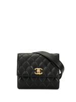 Chanel Pre-Owned 1998 CC belt bag - Black - thumbnail