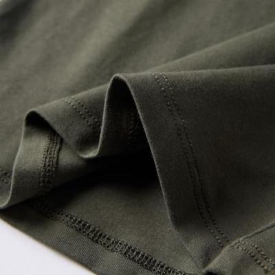 Kindershirt met lange mouwen dierenprint 104 kakikleurig