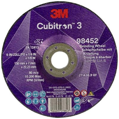 Cubitron 98452 Afbraamschijf Diameter 150 mm Boordiameter 22.23 mm 10 stuk(s) Cubitron 98452 Afbraamschijf Diameter 150 mm Boordiameter 22.23 mm 10 stuk(s)