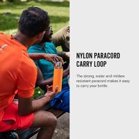 Black+Blum Glazen Waterfles - 0,6Ltr - Oranje - thumbnail