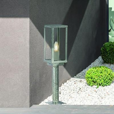 Searchlight Antiek zilveren terraslampBox II 50cm - 90151-500SI