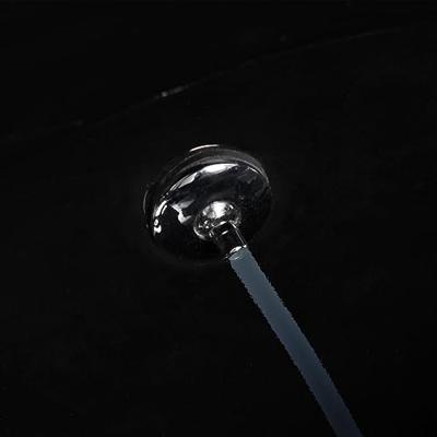 Hangend toilet randloos met bidetfunctie keramiek zwart - thumbnail