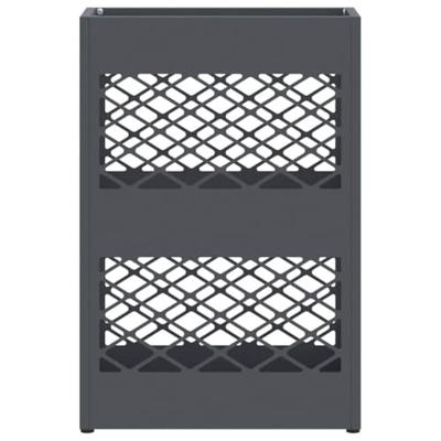 VidaXL Paraplu standaard antraciet 28 x 12 x 41 cm staal VidaXL Paraplu standaard antraciet 28 x 12 x 41 cm staal