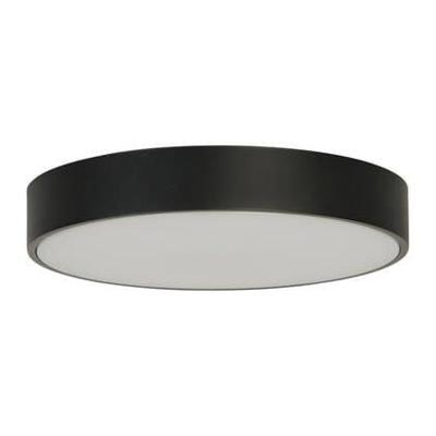 Searchlight PlafondlampPalma zwart met wit venster - 85431BK