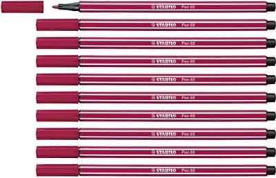 Stabilo Pen 68 Donkerrood - thumbnail