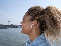 Trust Mobile Primo Touch Draadloze Bluetooth Oordopjes Wireless Earphones, 10 Uur Speeltijd in Totaal, Ingebouwde Microfoon, TWS, voor PC, Laptop, Smartphone, Tablet - Roze - thumbnail