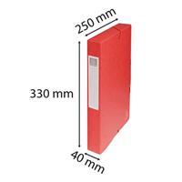 Exacompta elastobox Exabox rood, rug van 4 cm - thumbnail